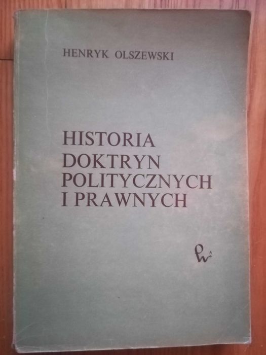 Historia doktryn politycznych i prawnych Olszewski