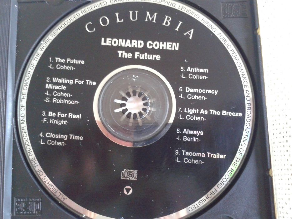 Leonard Cohen - The future CD