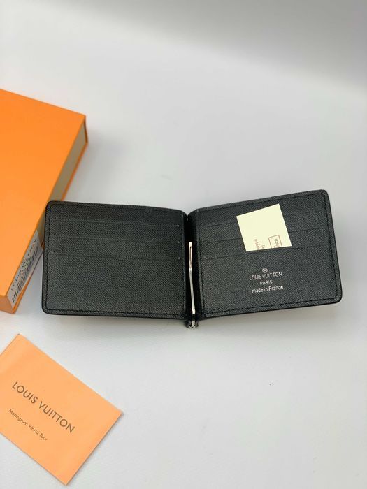Зажим для денег Louis Vuitton бумажник Луи Виттон кошелек LV k304