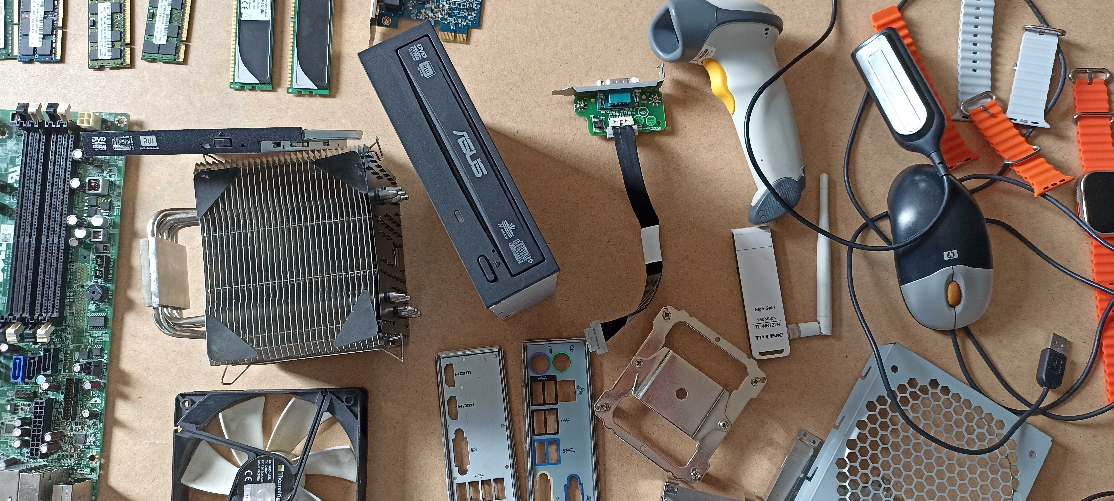 Lote material RAM, processador, ect