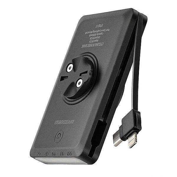 Lampka rowerowa Rockbros JP008 przednia pod licznik z powerbankiem 500