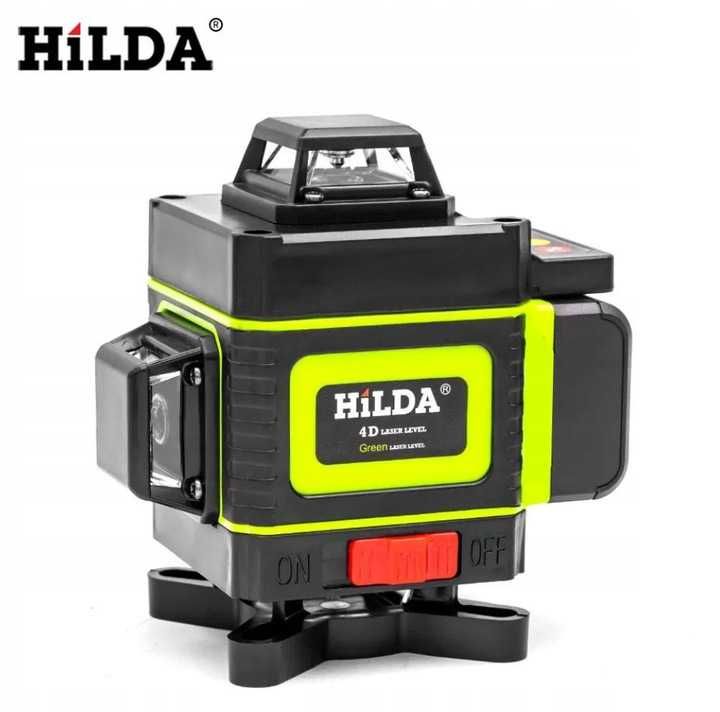 Poziomica Laserowa HILDA 16 NOWA! Laser KRZYŻOWY +Statyw 2M gratis FV