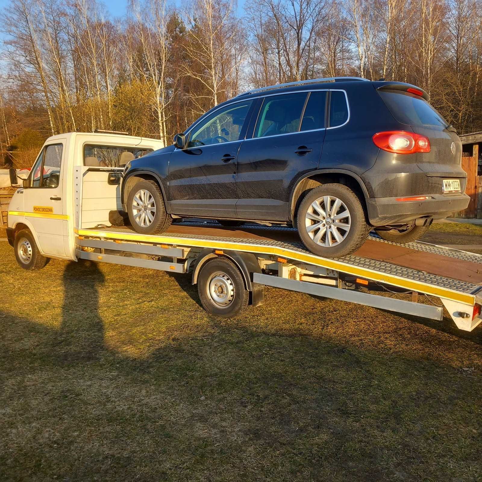 Laweta, pomoc drogowa, przewozy pojazdow, motocykli, maszyn itp