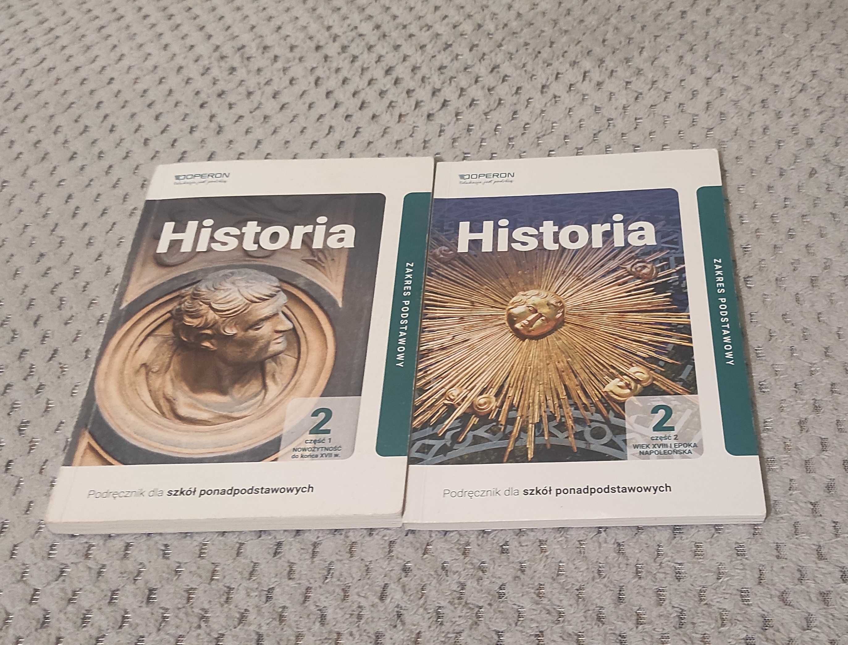 Podręczniki Historia 2, cz.1 i 2