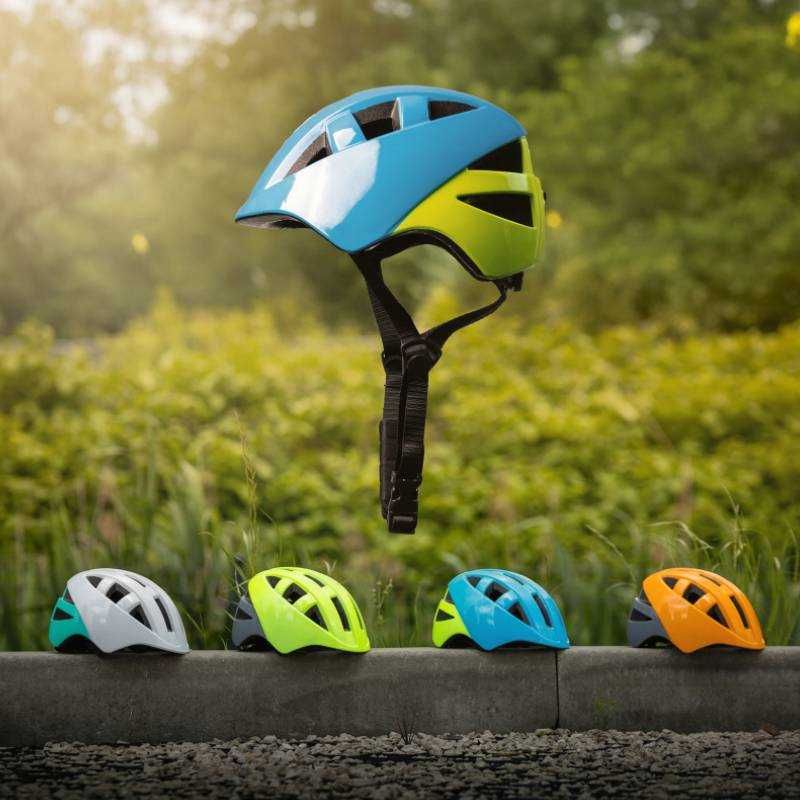Kask rowerowy dzieciecy ROXAR KID żółto czarny rozm.S (48-52cm)