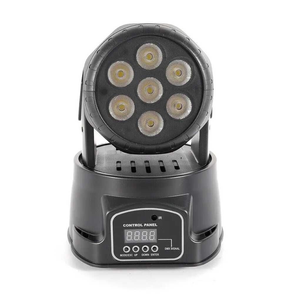 [NOVO] Robot Moving Head Wash Led RGBW • DMX512 • Comando Wireless