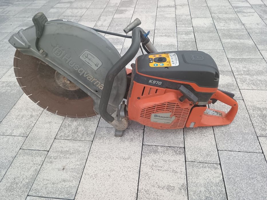 Przecinarka spalinowa do betonu kostki Husqvarna K 970 tarcza 400 mm