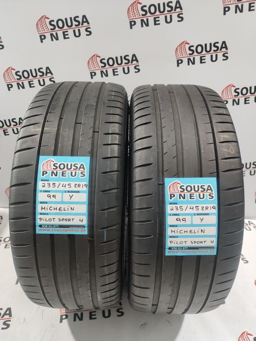 2 pneus muito bons 235-45R19 Michelin - Oferta dos Portes