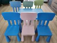 Stół i krzesła Ikea Mamut