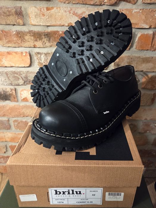 GLANY BRILU 2026 — skóra naturalna, jak nowe! (rozm. 42)