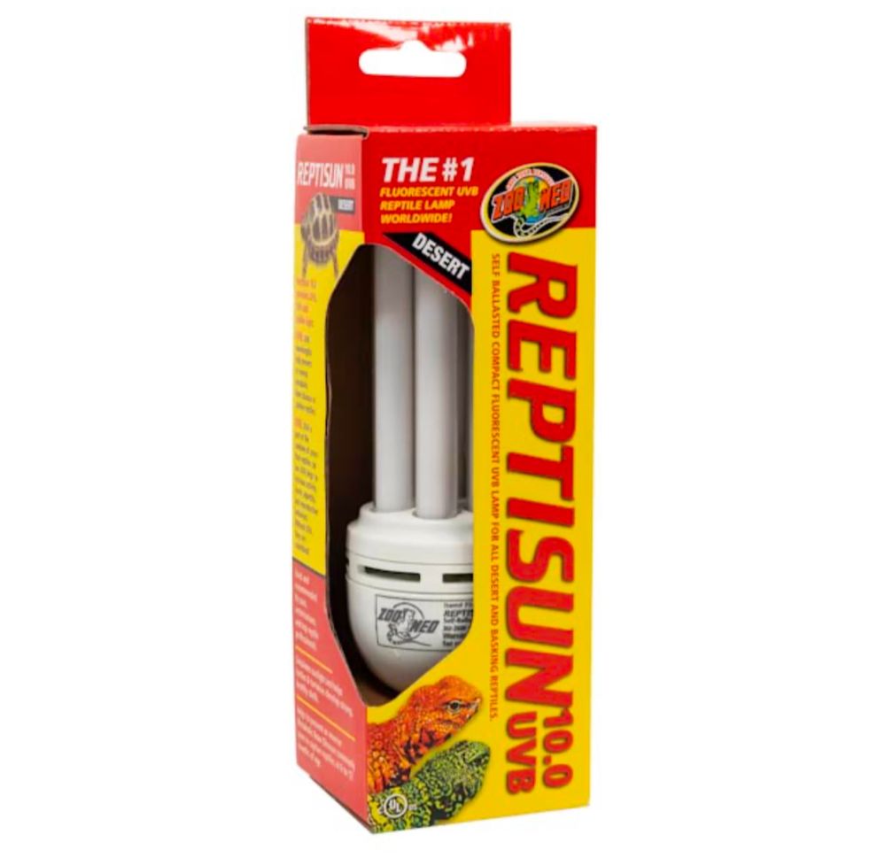 УФ лампа для черепах та ящірок з 10% UVB ZOO MED REPTISUN UV 26W