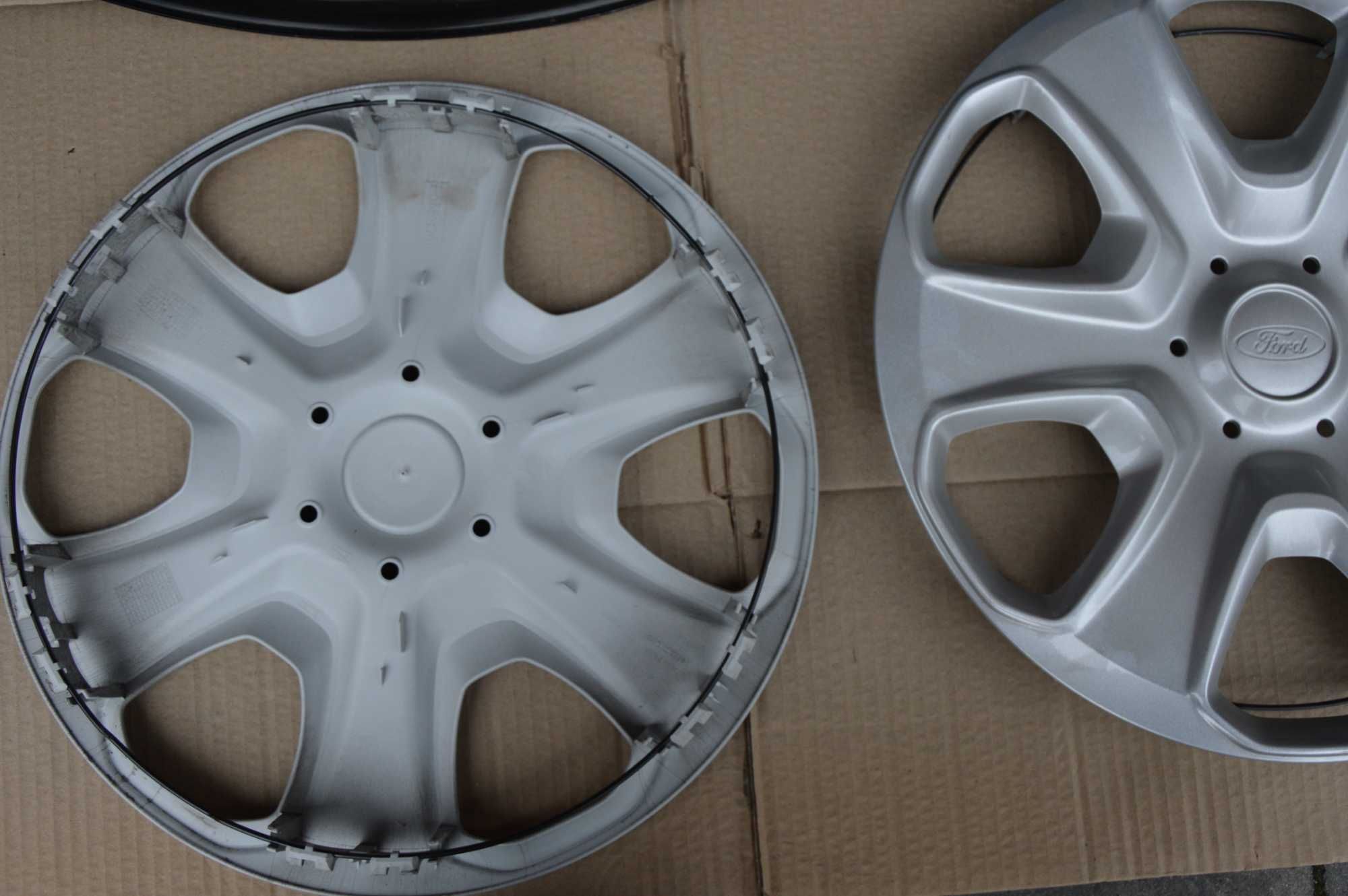 FELGI 15 nowe OEM + kołpaki Transit Fiesta Focus BMax Ka Fusion 4x108