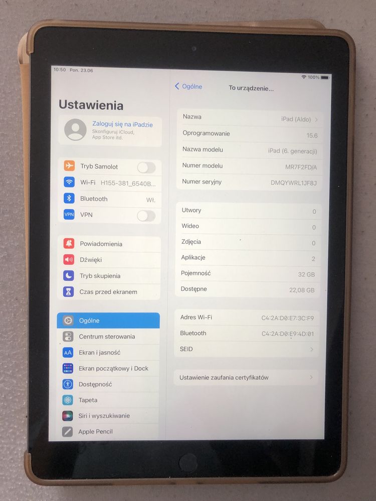 IPad 6 generacji 32GB
