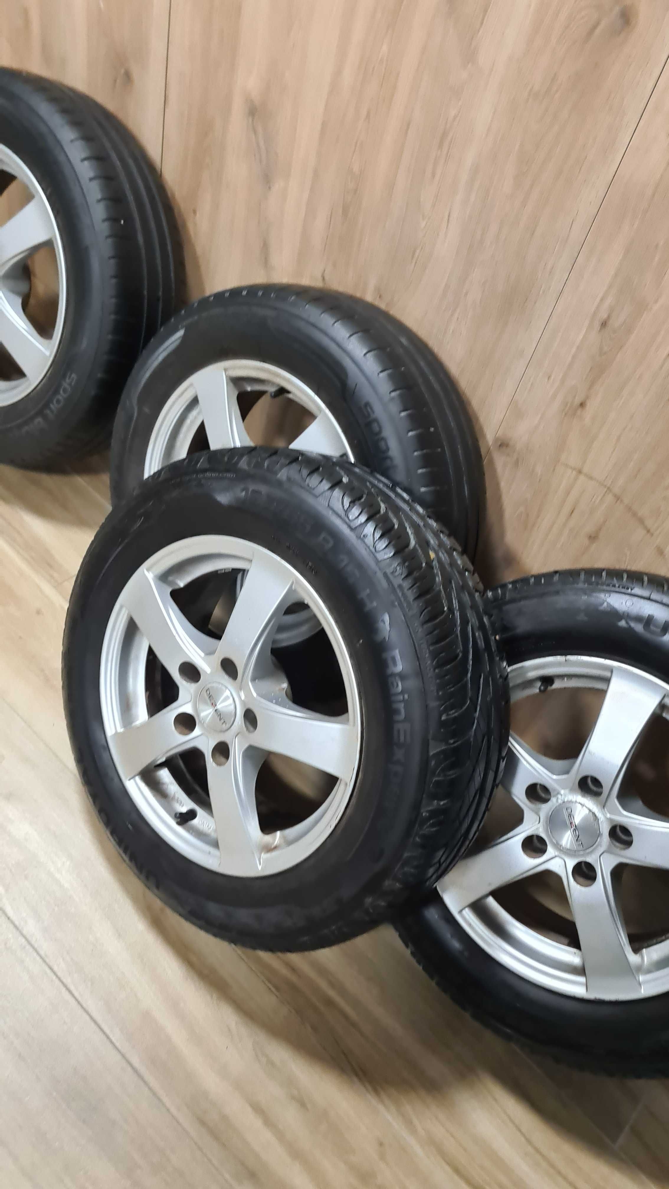 Sprzedam felgi aluminiowe DEZENT 15" na samochody Skoda,Vw, Seat