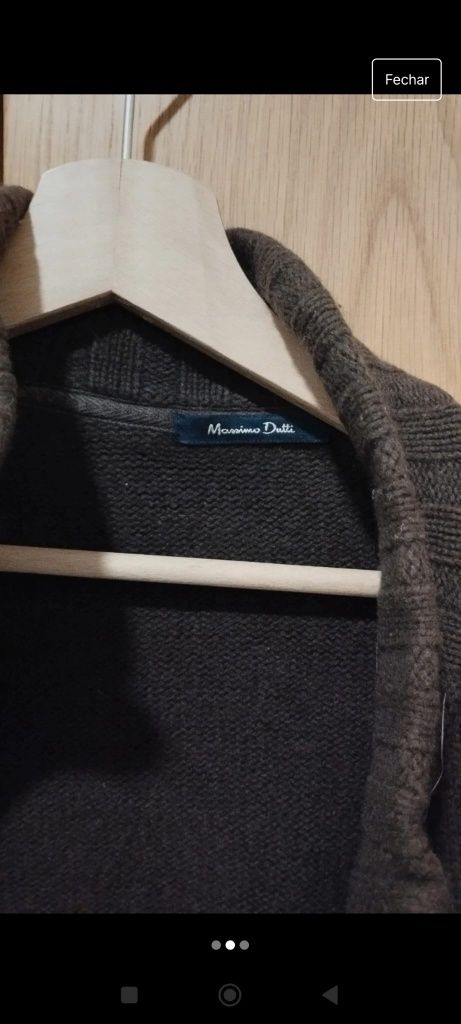 Casaco lã Massimo Dutti l