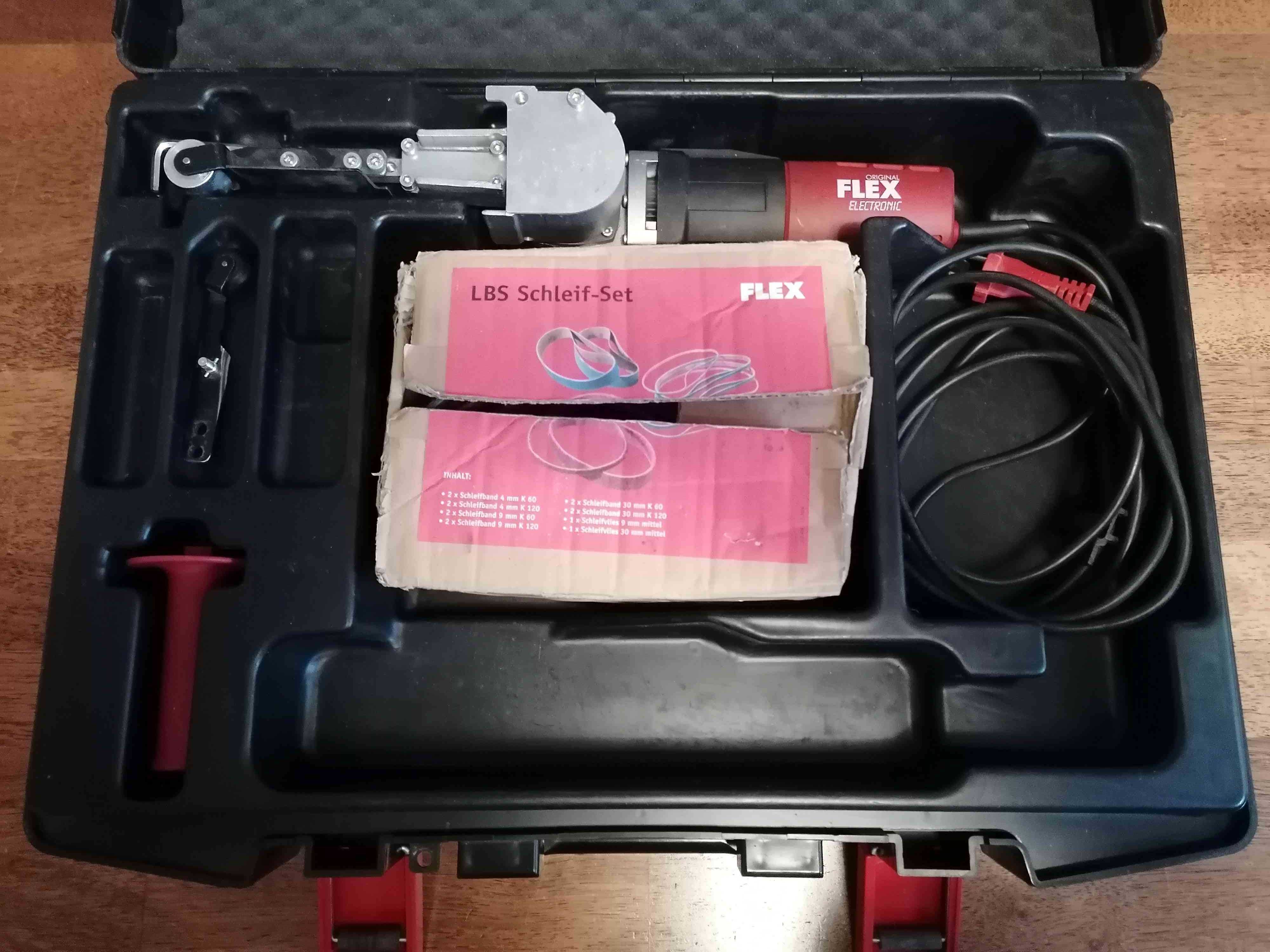 Szlifierka taśmowa FLEX LBS 1105 VE stan dobry