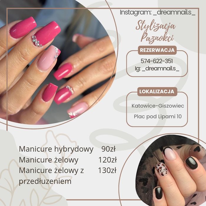 Usługa stylizacji paznokci