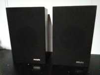 Colunas alto-falantes Philips vintage