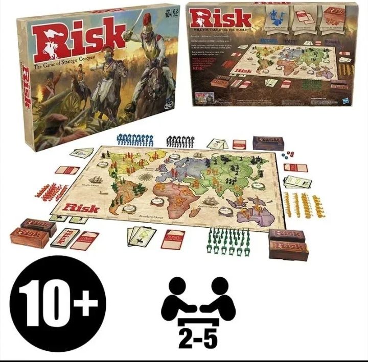 Настольная тактическая игра стратегия Риск (Risk)