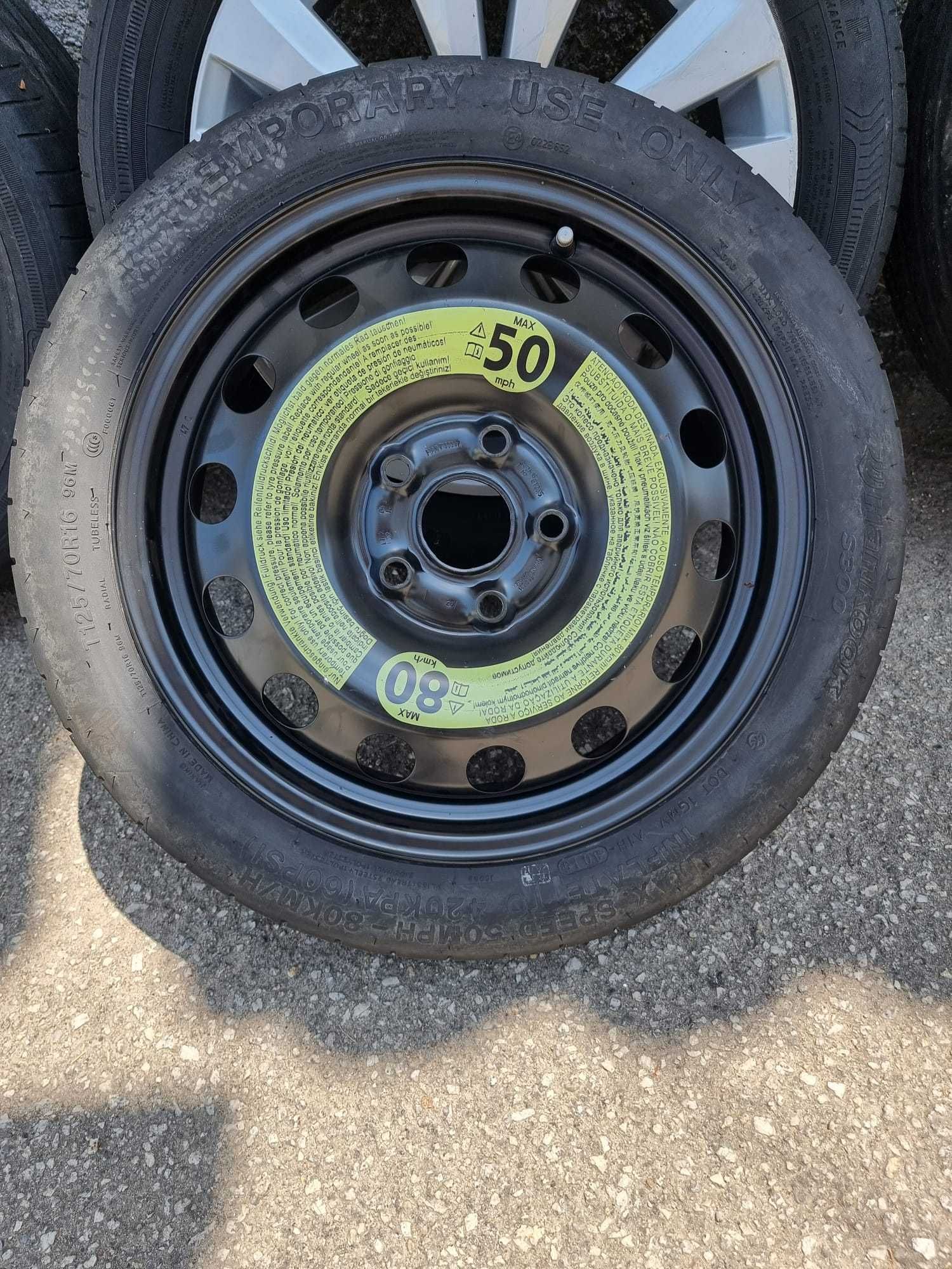 Vendo jantes R16 + roda suplente ( para desocupar)