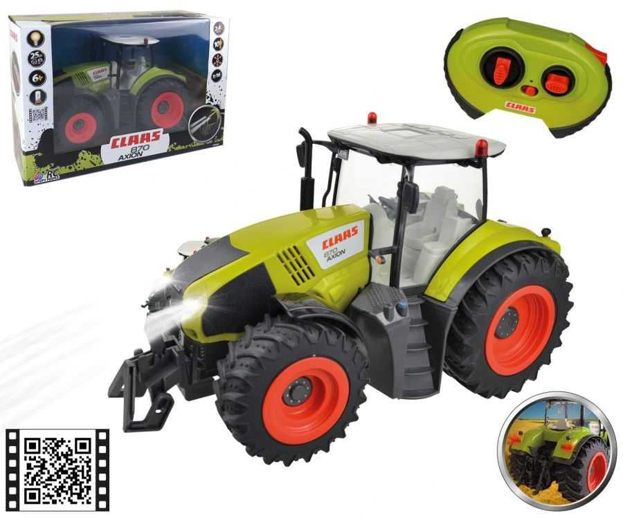 HAPPY PEOPLE 34424 Traktor Claas AXION 870 RC 1:16 Zdalnie sterowany
