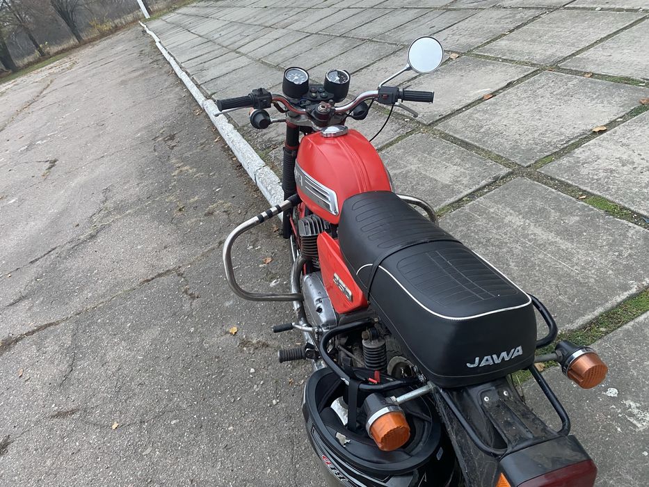 Ява 638 з мотором 634 ,заводиця, димить, їде!!