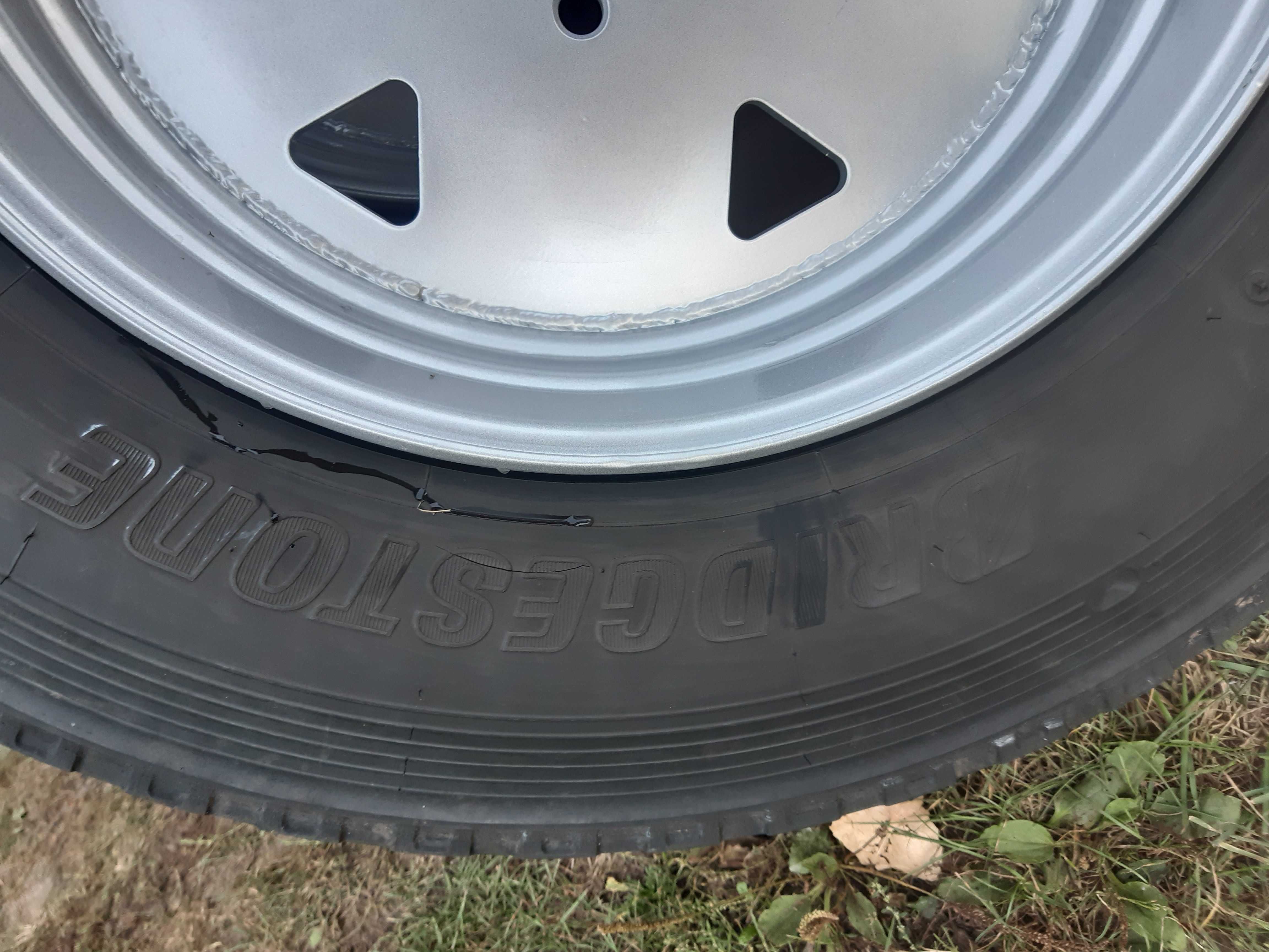 felgi / koła bezdętkowe 22,5" d46 d47 piaskowane i malowane proszkowo
