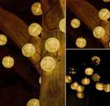 Girlanda led białe kule łańcuch świetlny