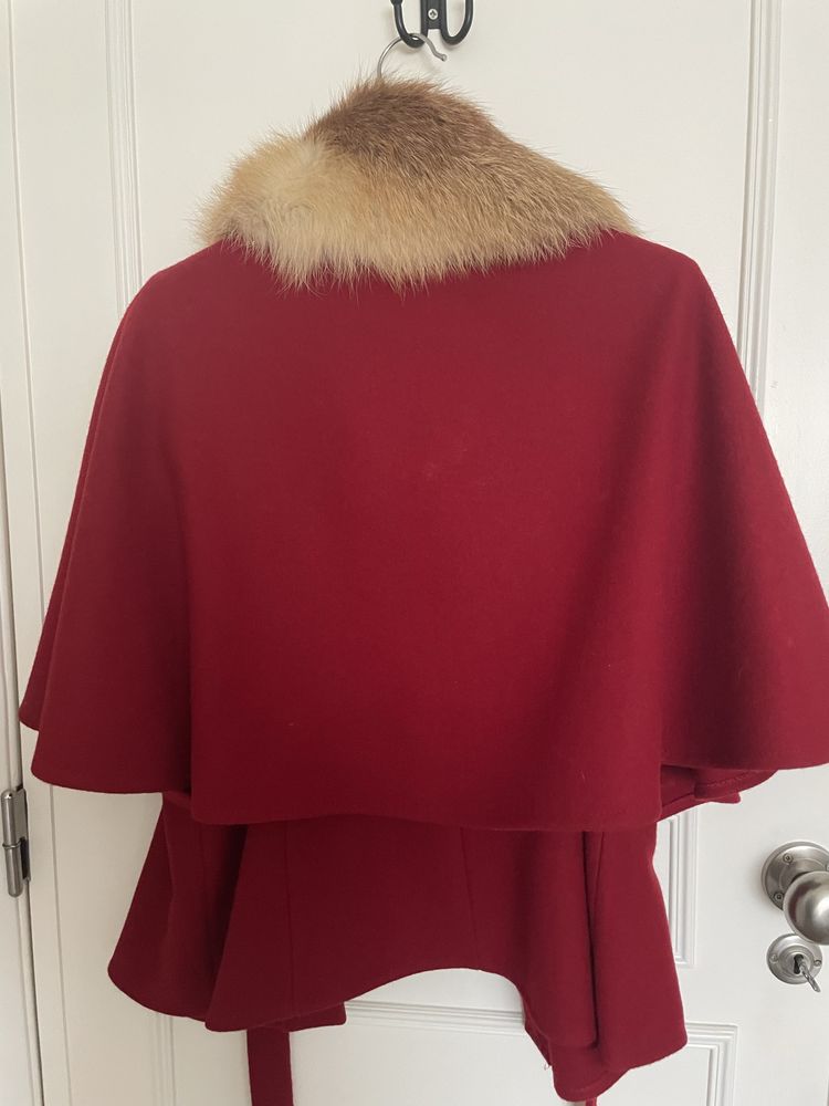 Capa tipo pastor burel vermelho