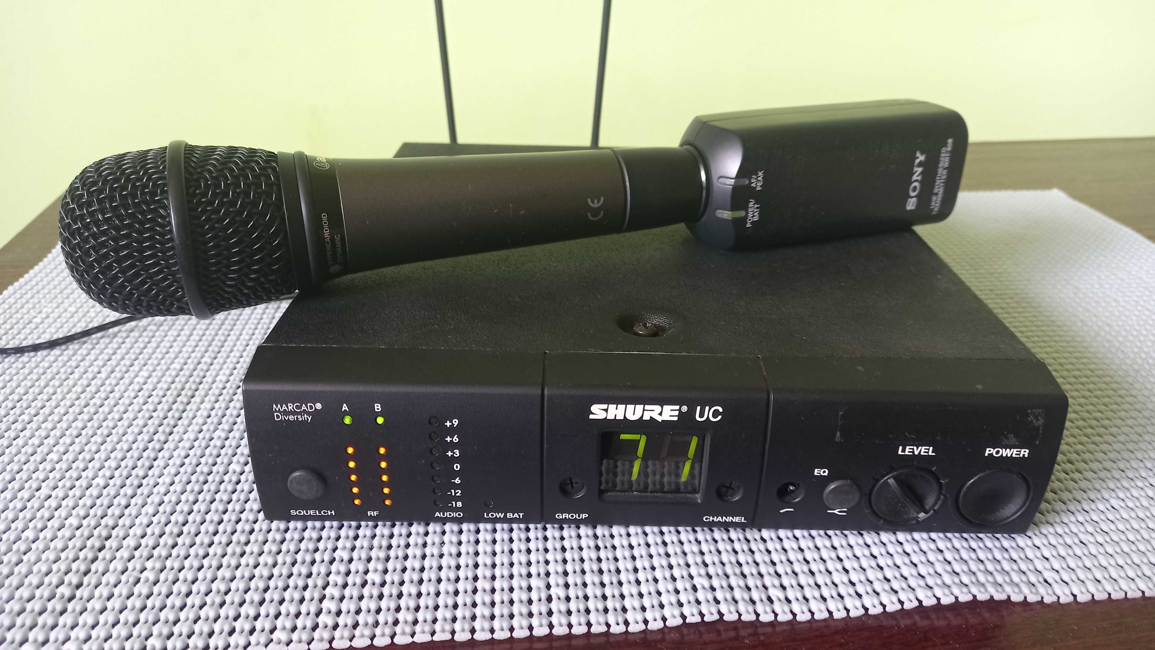 Радіосистема тюнер Shure UC4 передавач насадка Sony для ручного мікроф