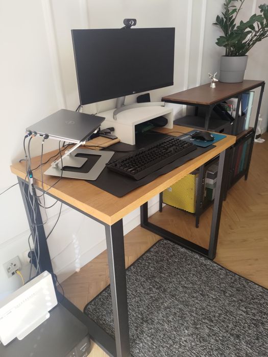 Biurko / stół loft, kolor dąb fornir