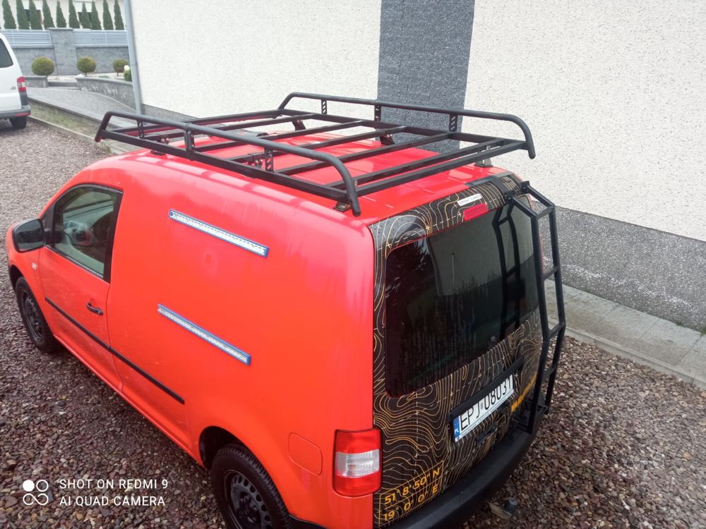 Bagażnik dachowy drabinka RIHNO VW caddy