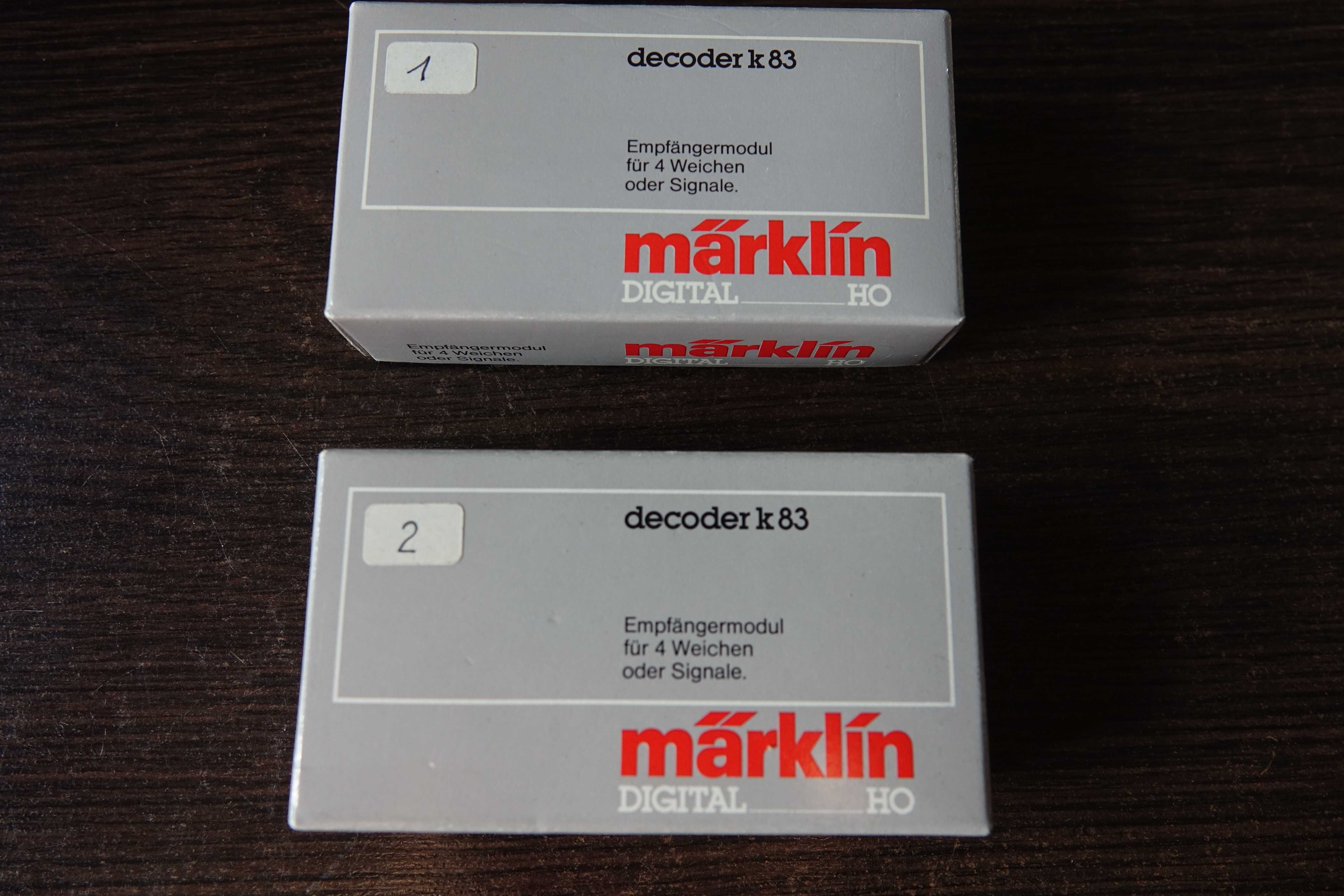 MARKLIN dekoder kolejka HO