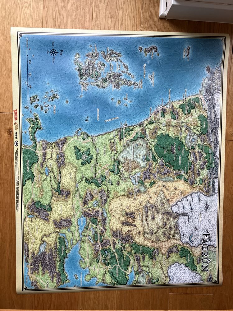 Dungeons & Dragons: Mapa Faerunu