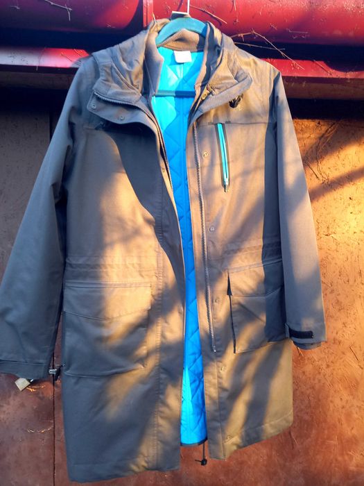 Nike - uniwersalna kurtka damska, przeciwdeszczowa, podpinka, kaptur L