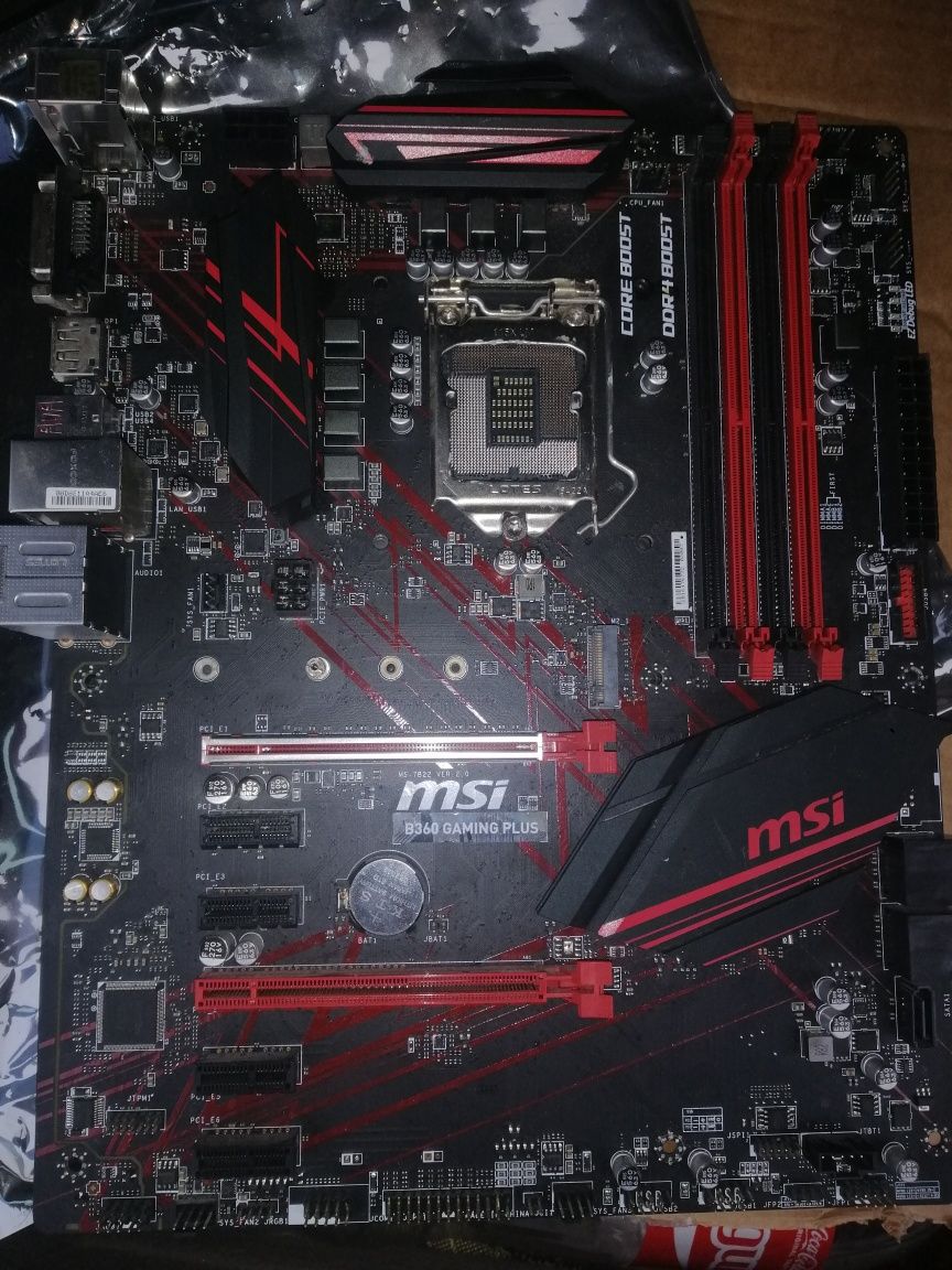 Материнка Msi b360 Gaming plus