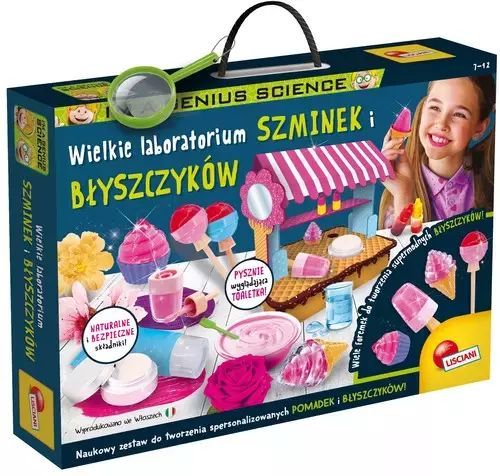 Wielkie laboratorium szminek i błyszczyków.. Lisciani. Nowy Produkt