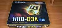 Материнская плата Intel LGA 1151 Gigabyte GA-H110-D3A + память+ проц