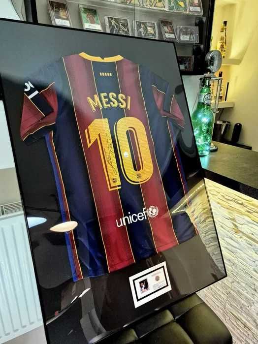 Koszulka Lionel Messi FC Barcelona 2020/21 podpis autograf certyfikat