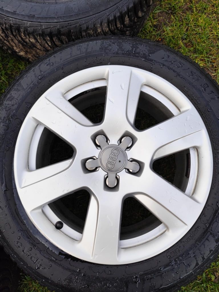 Alufelgi,  opony zimowe mischelin alpin 5 , audi Q3,Q5, Q7 r17