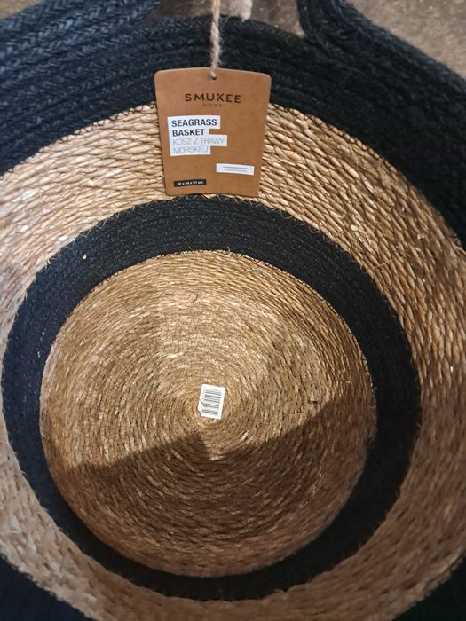 Kosze z trawy morskiej nowe