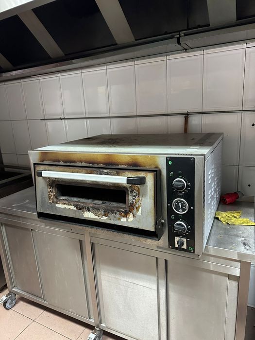 Forno profissional de pizza/deck, de câmara única trifásico