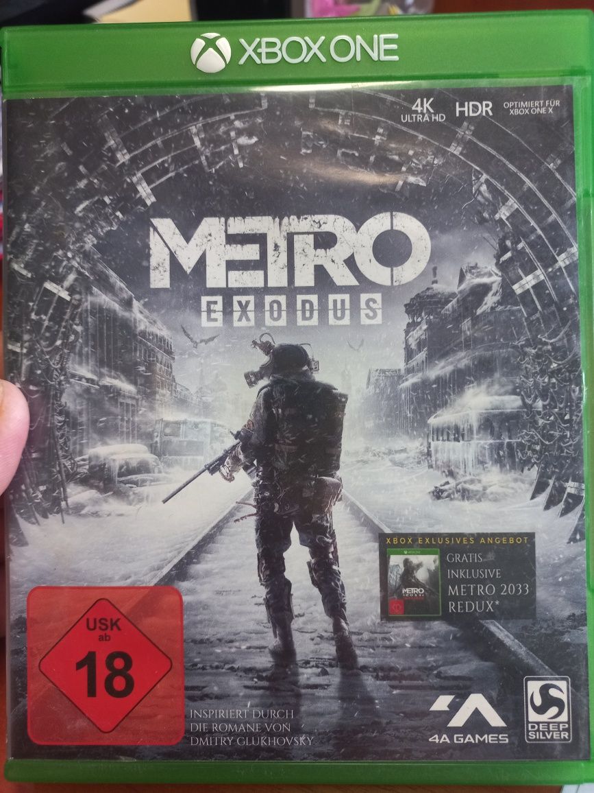 Диск Xbox one METRO українська версія