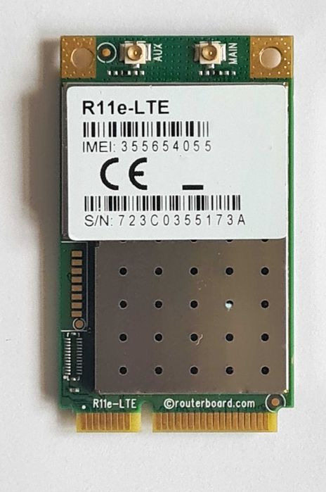 Модем MikroTik 3G/4G/LTE 150Mbps miniPCI-e card for M2M band R11e-LTE