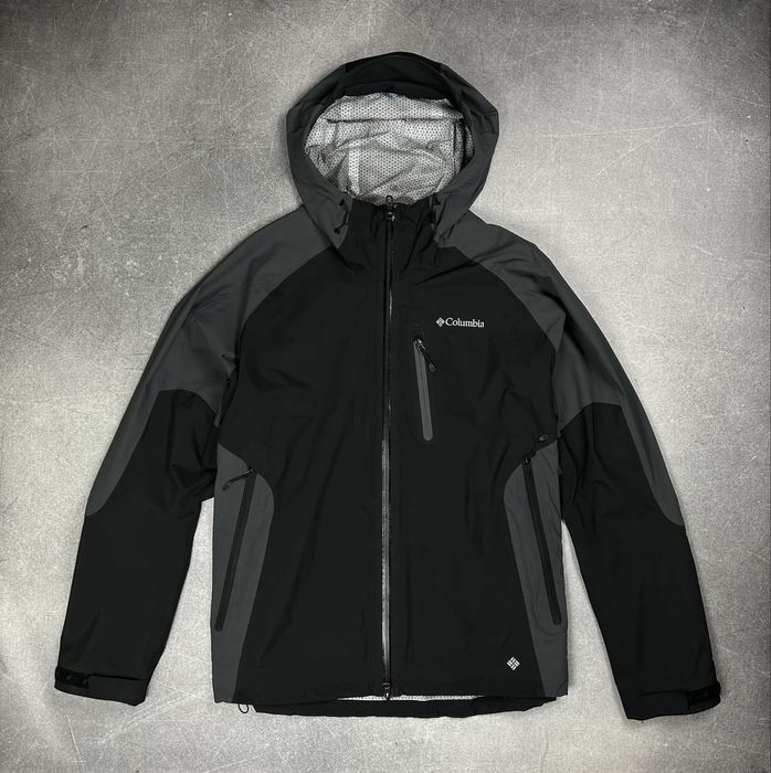 Columbia Omni Dry (XL) куртка штормовка дощовик мембрана чорна сіра