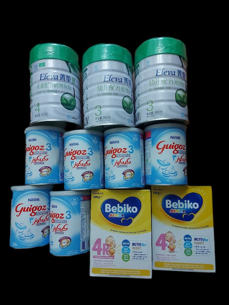 Суміш3,,4,смесь Eleva 3, bebiko4, bebiko4, eleva 4, nestle Guigoz 3