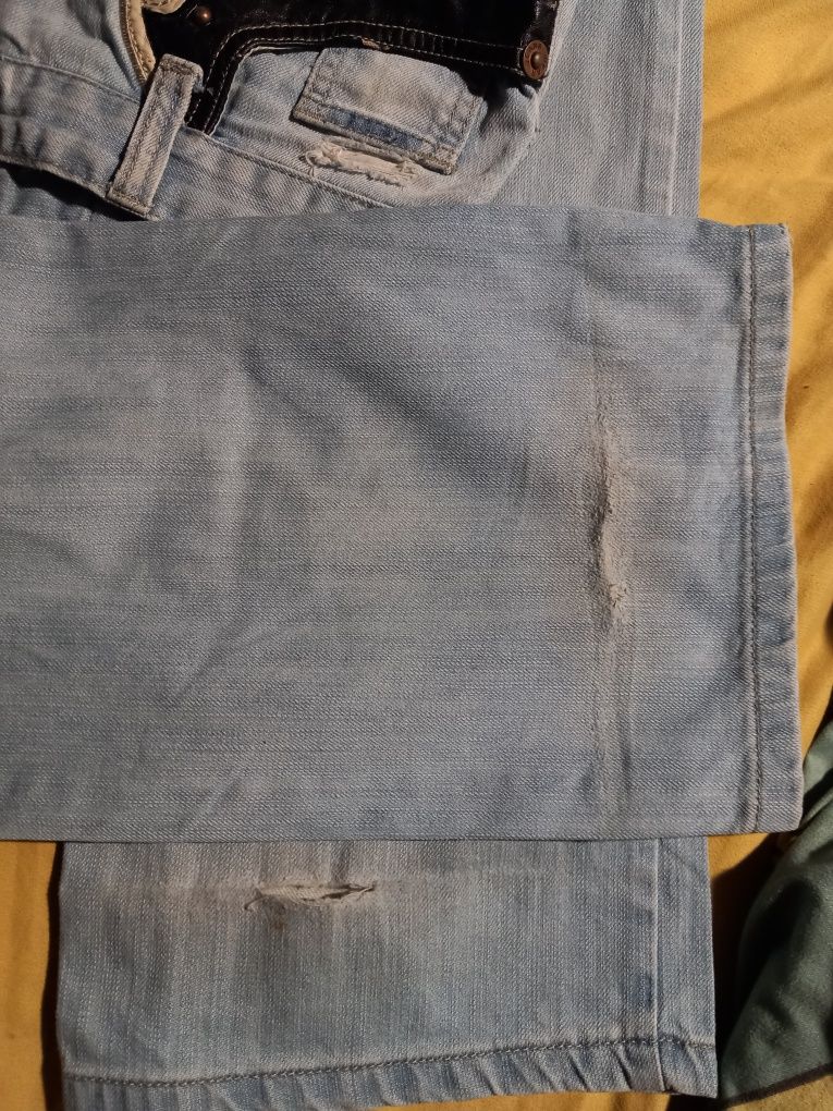 Baggy jeans vintage дизайнерские  ed hardy embroidered