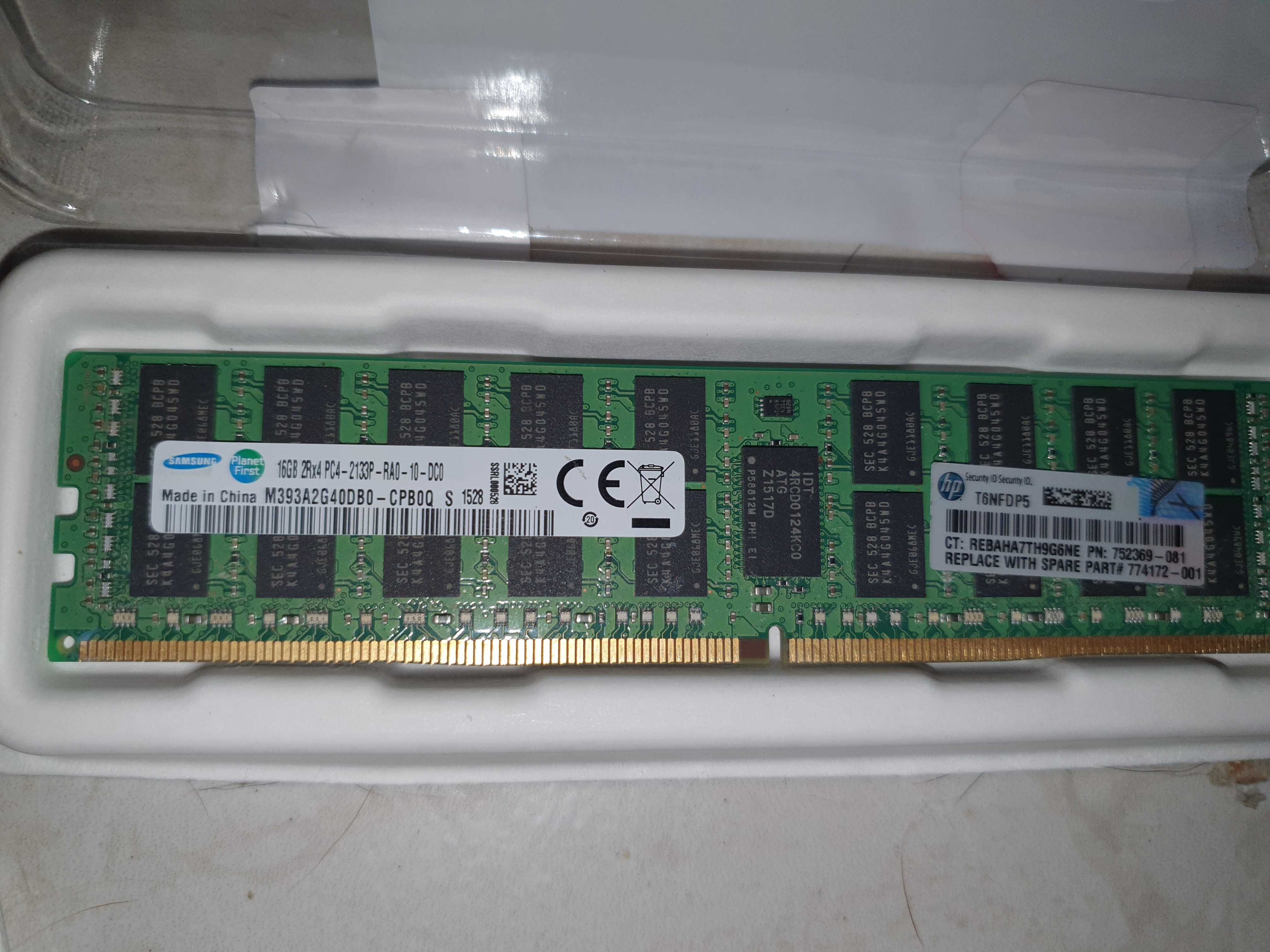 DDR4 ECC 16gb 2133P Samsung Server Ram