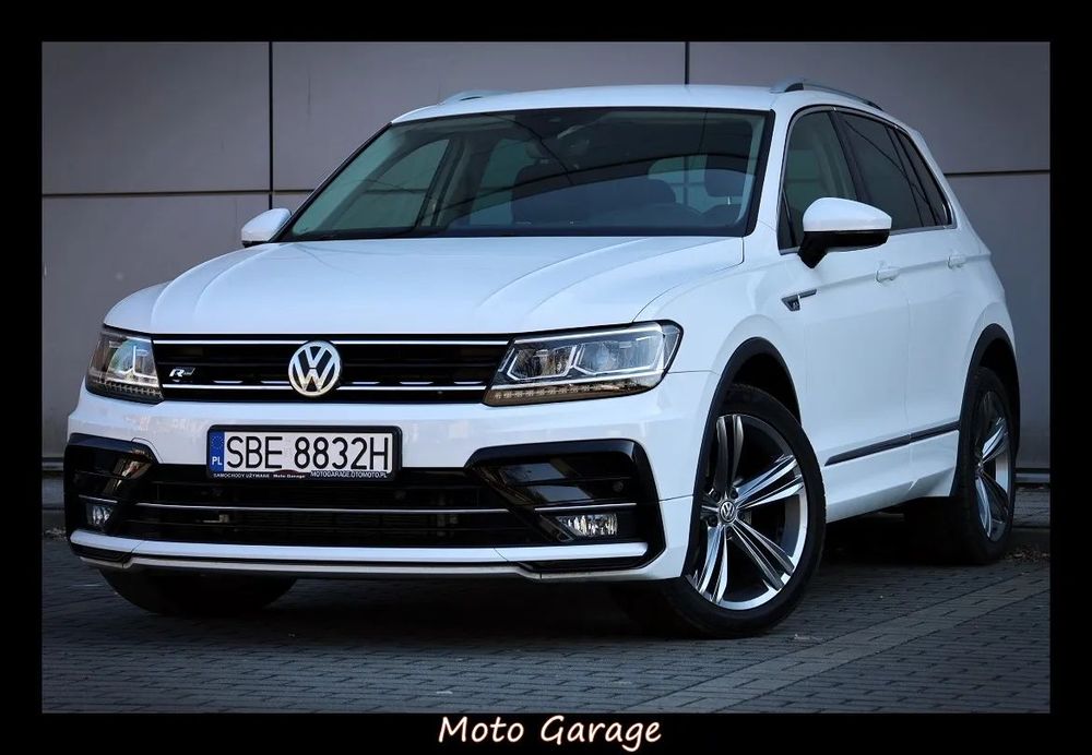 Volkswagen Tiguan 2.0 TDI 150KM DSG R-LINE Oryginalny Lakier Gwarancja Przebiegu VAT23%