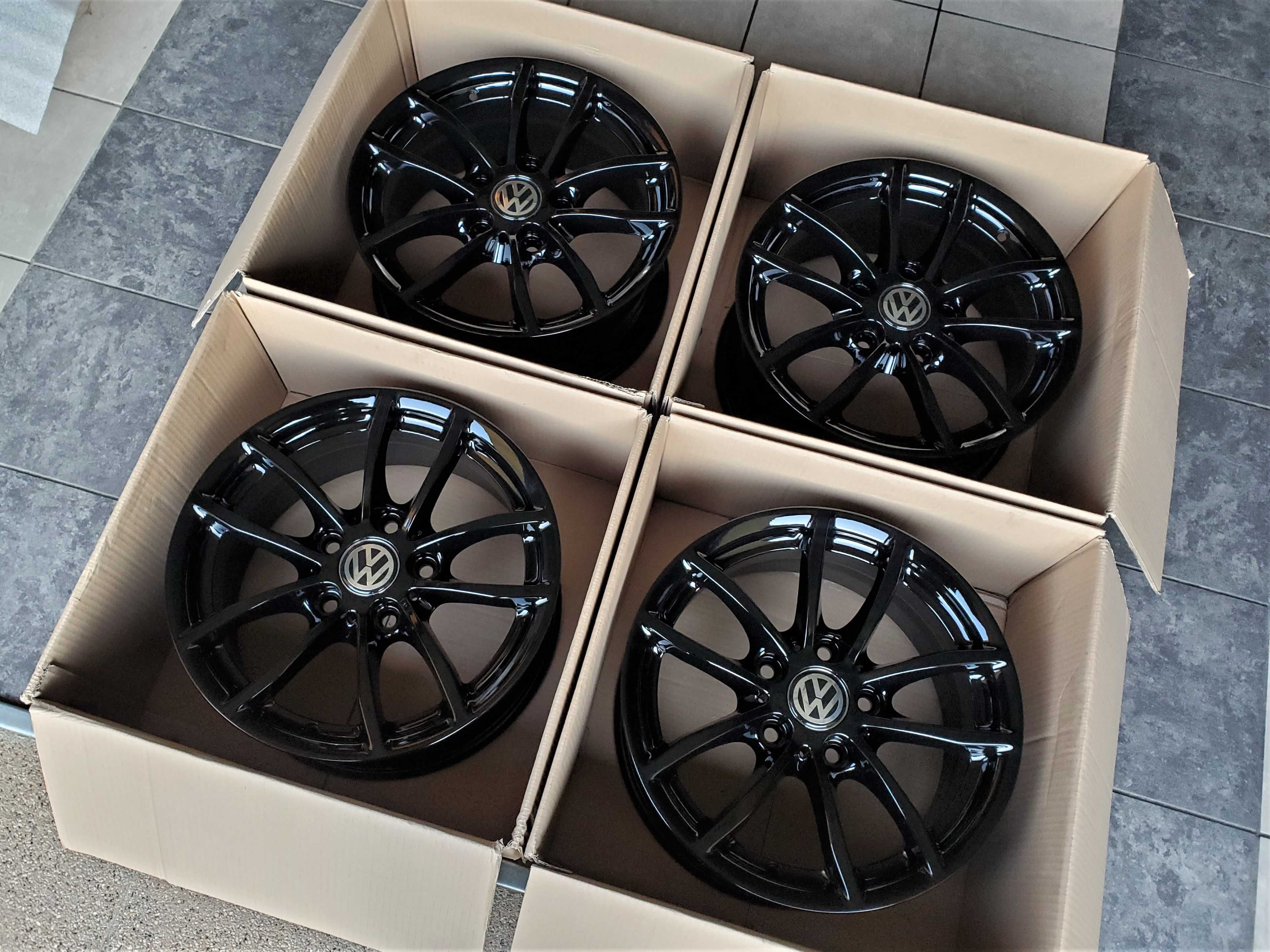 Alufelgi 16 VW T5 T6 Transporter Caravelle Multivan Czarne 5x120 481#